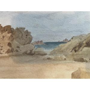 Littoral rocheux à Cochât 