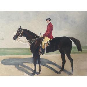 The Jockey And His Racehorse 