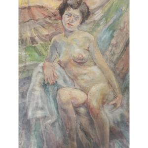 Naked Woman Sitting