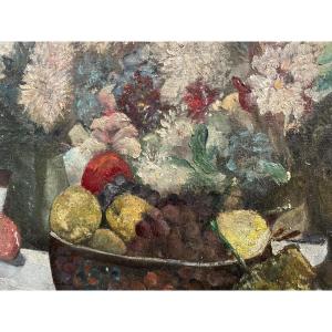 Fruit And Flower Basket 