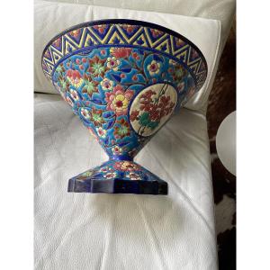 Large Fruit Bowl From Longwy 