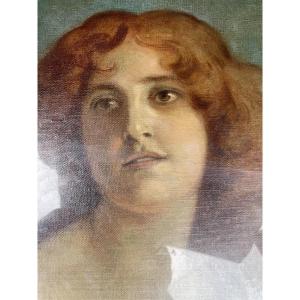 Jeune fille à la chevelure rousse de Vacha Rudolph 