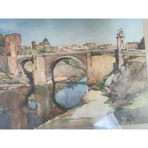 Le pont de Tolède en Espagne 