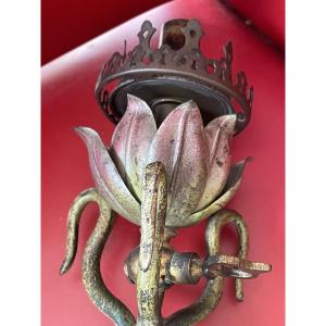 Art Nouveau Water Lily Lamp