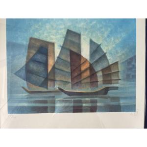 Lithographie de Louis Toffoli