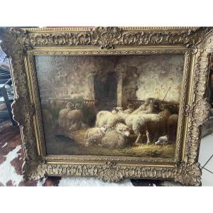 The Sheepfold And Its Sheep By Max Breu