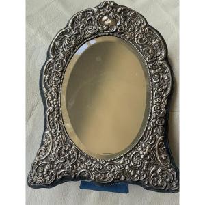 Miroir de chambre argent