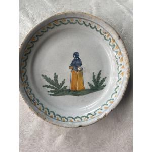 Assiette faïence XVIII eme