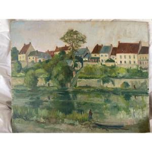 Paysage de La creuse :St Gaultier 
