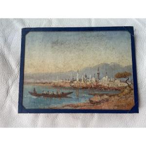 Constantinople et ses bateaux
