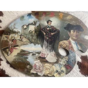 Palette animeé du peintre Martinez 