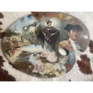 Palette animeé du peintre Martinez