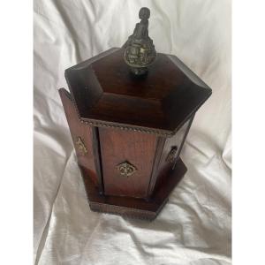 19th-century Rotating Cigar Humidor 