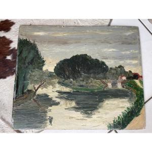 Landscape By The Pond