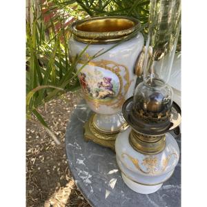 Porcelain Kerosene Lamp