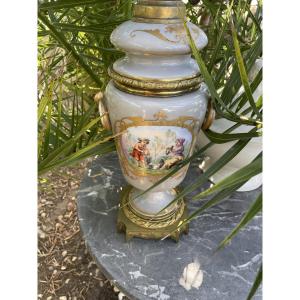Porcelain Kerosene Lamp