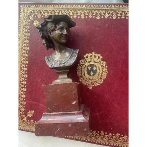 Bronze la rieuse Napolitaine de Carpeaux