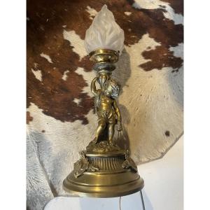 Bronze Angelot Lamp
