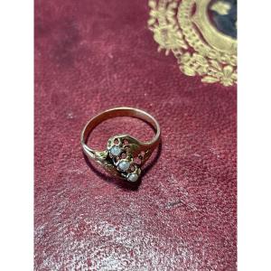 Gold And Pearl Ring