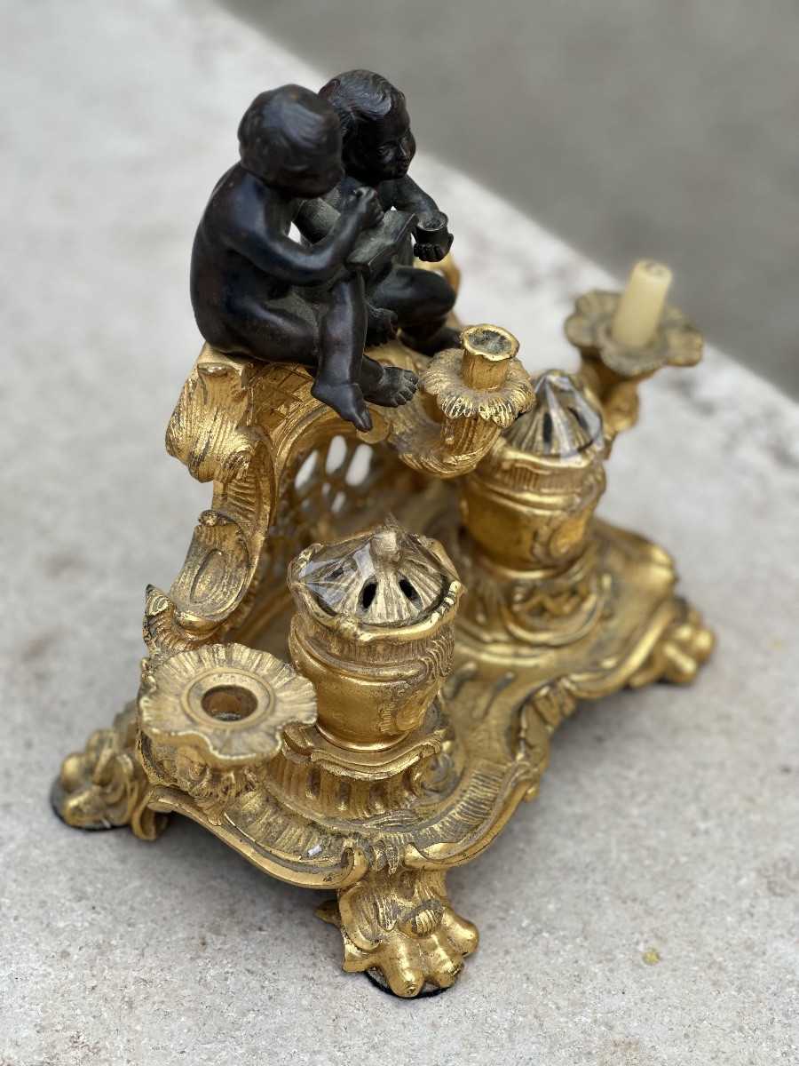Encrier en bronze-photo-2