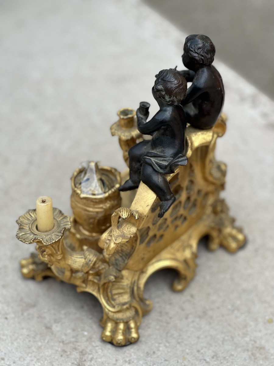 Encrier en bronze-photo-3