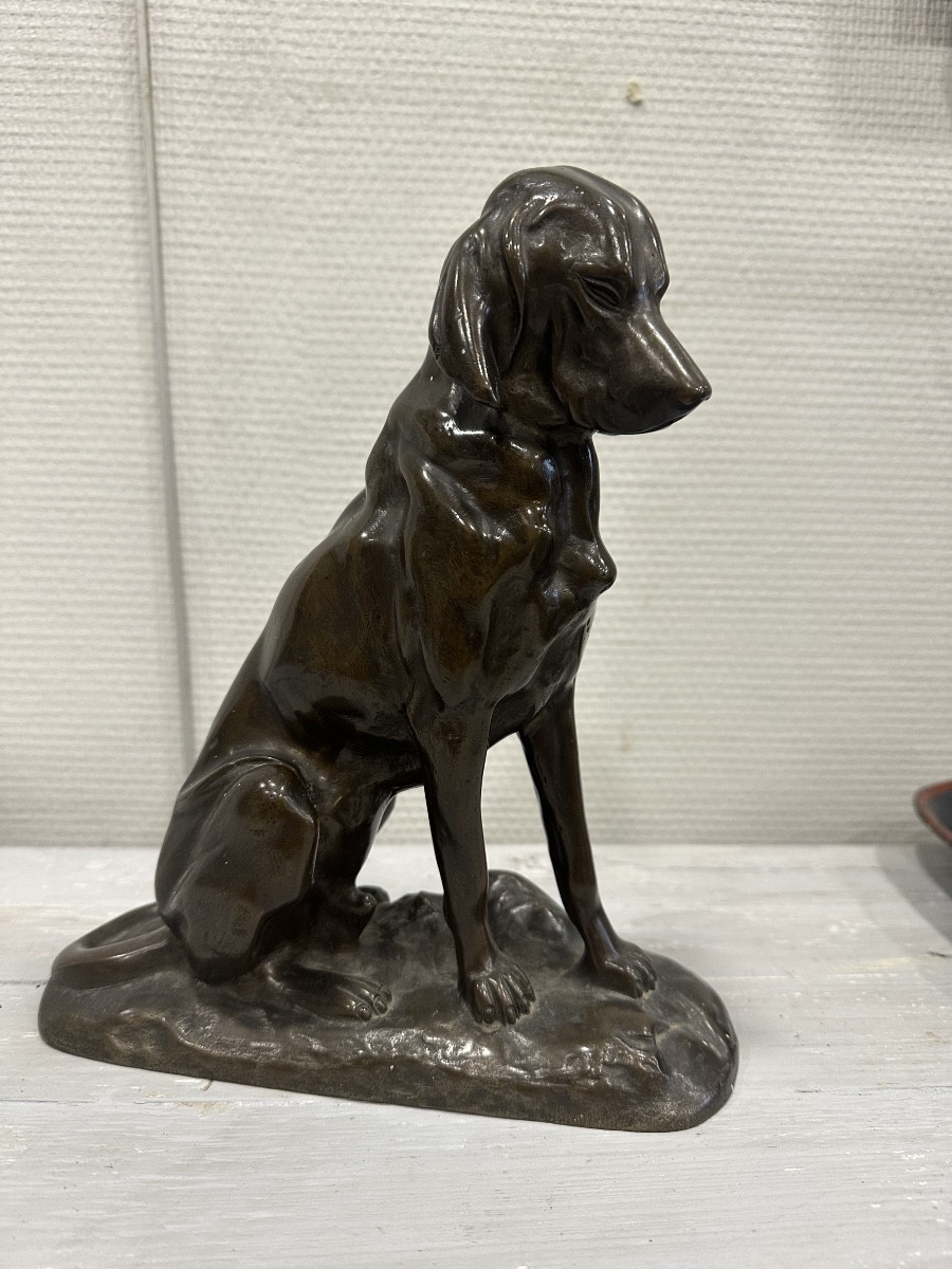 Bronze Hunting Dog