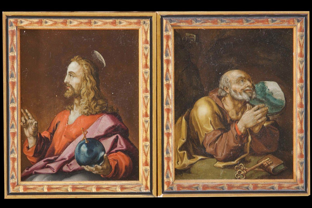 Flemish Master Near Hendrick Goltzius(16th-17th) Series Of Thirteen Coppers-photo-2