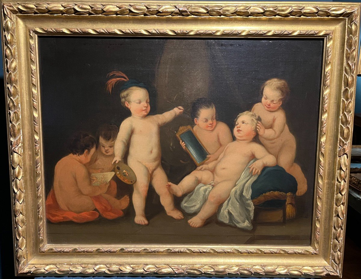 Italian School, End-17th Century - Allegory Of Painting 