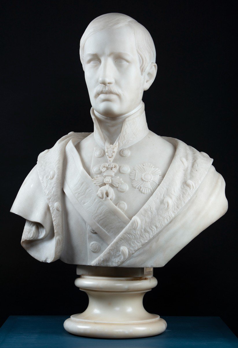 Giovanni Cappelli (Sassuolo 1813 - Modena 1885) Portrait de Francesco V de Habsbourg-Este
