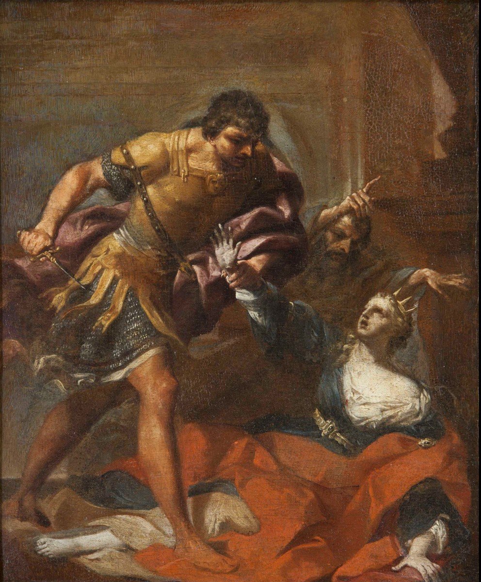 Giovan Gioseffo dal Sole (Bologna 1654–1719) Pyrrhus tue Polyxène