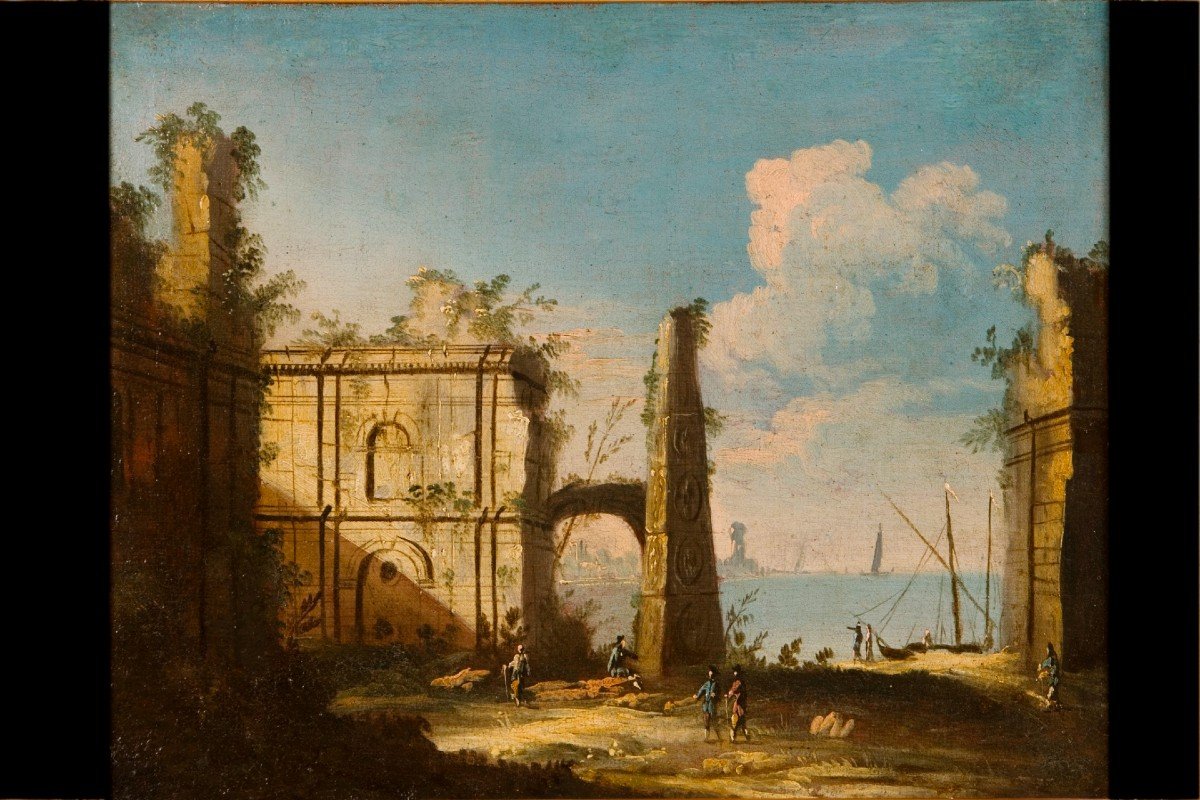 Master Of Landscapes Correr (active In Venice During The Second Half Of 18th Century)  Landscape