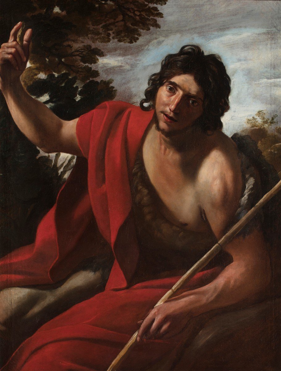 Giovanni Lanfranco (parma 1582–rome 1647) Saint John The Baptist-photo-2