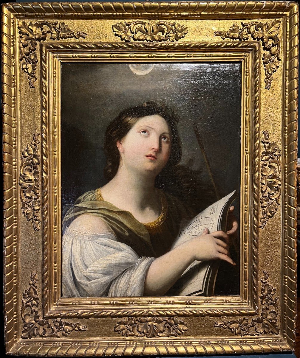 Maître bolognaise du milieu du XVIIème, entourage du Michele Desubleo (Maubeuge, 1602 - Parma, 1676) Allégorie de l'astrologie-photo-2