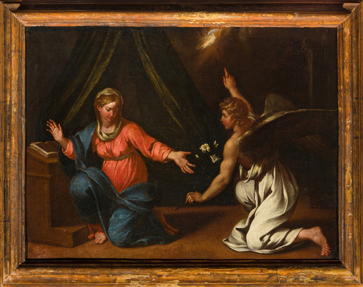 Emilian School Of 17th Century  Annunciation