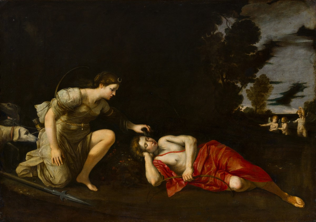 Cercle de Marcantonio Franceschini (Bologna, 1648 - 1729), Diane et Endymion-photo-2