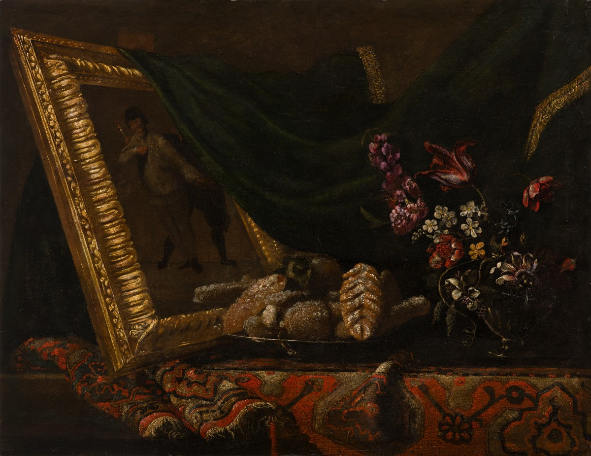 Peintre étranger actif à Rome (milieu du XVIIe siècle),  Nature morte