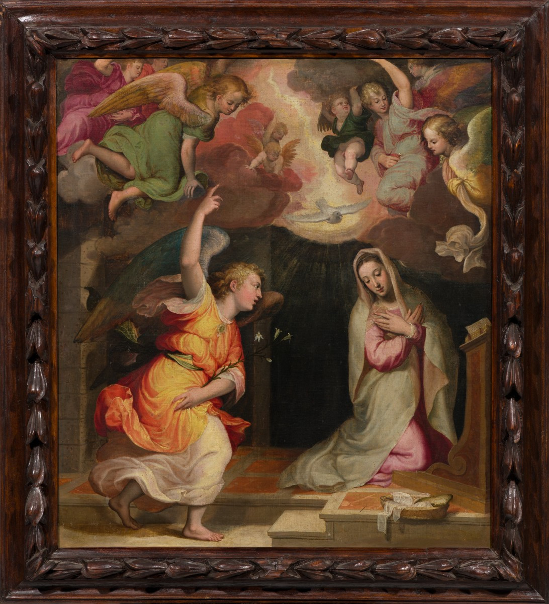Lorenzo Sabbatini (Bologne, 1530 ca. – Rome, 1576), L’Annonciation