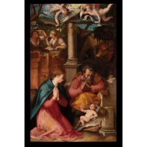 Carlo Portelli (arezzo 1539–firenze 1574) Nativity