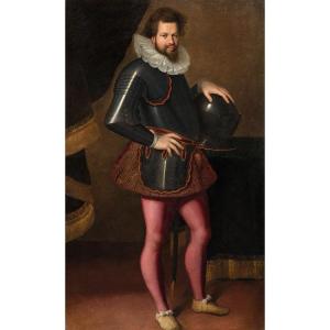 Cesare Aretusi, attr. (Modène, 1549 - Parme, 1612)  Portrait de Ranuccio Farnese