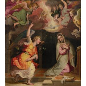 Lorenzo Sabbatini (Bologna, 1530 ca. – Roma, 1576), L’Annonciation