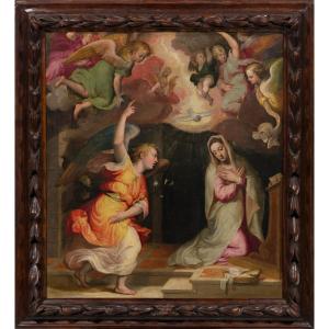 Lorenzo Sabbatini (bologna 1530 Ca. - Roma 1576), The Annunciation