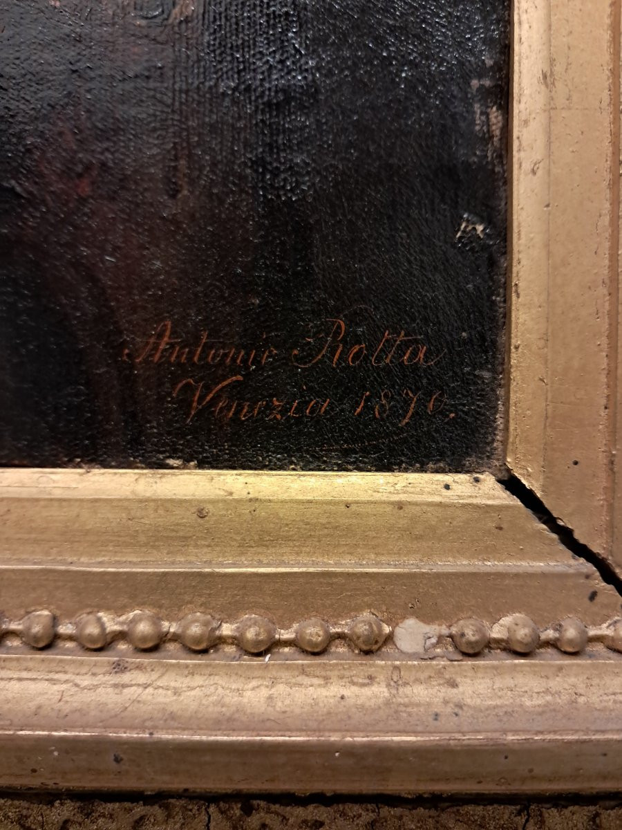 Antonio Rotta (1828 -1903) "quando Che Gera Zovene!"-photo-3
