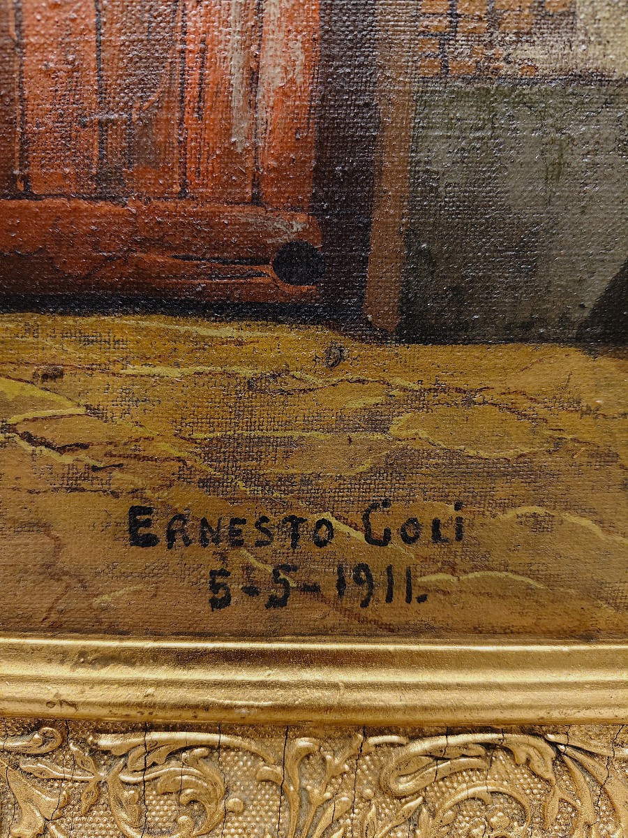 Ernesto Coli "patio Andaluz" 1911-photo-3