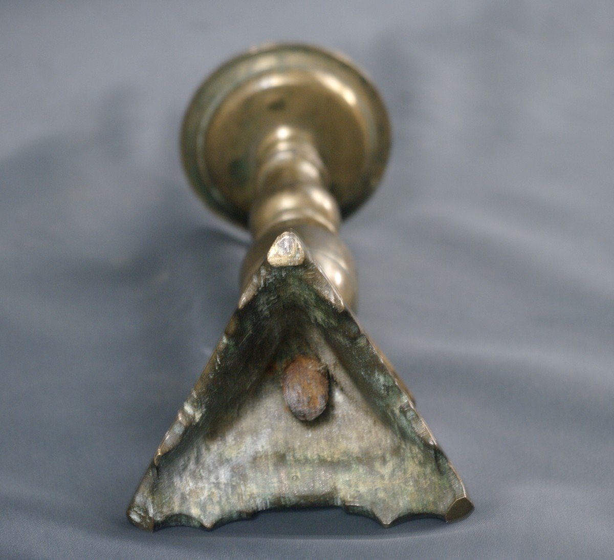 Small Pique Candle High Period In Bronze-photo-2