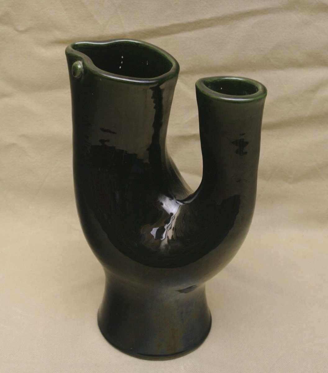 Accolay Monochrome Green Zoomorphic Pitcher-photo-1