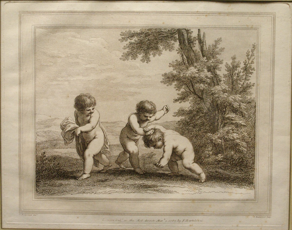Engraving London 1787 Bartolozzi & Cipriani-photo-2