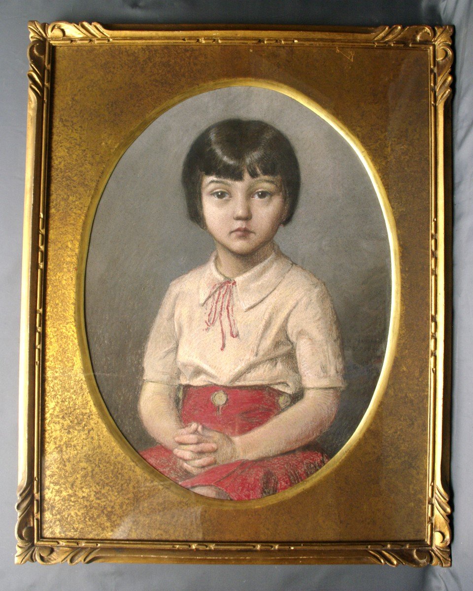 Emile Goussery 1922 Portrait Art-déco
