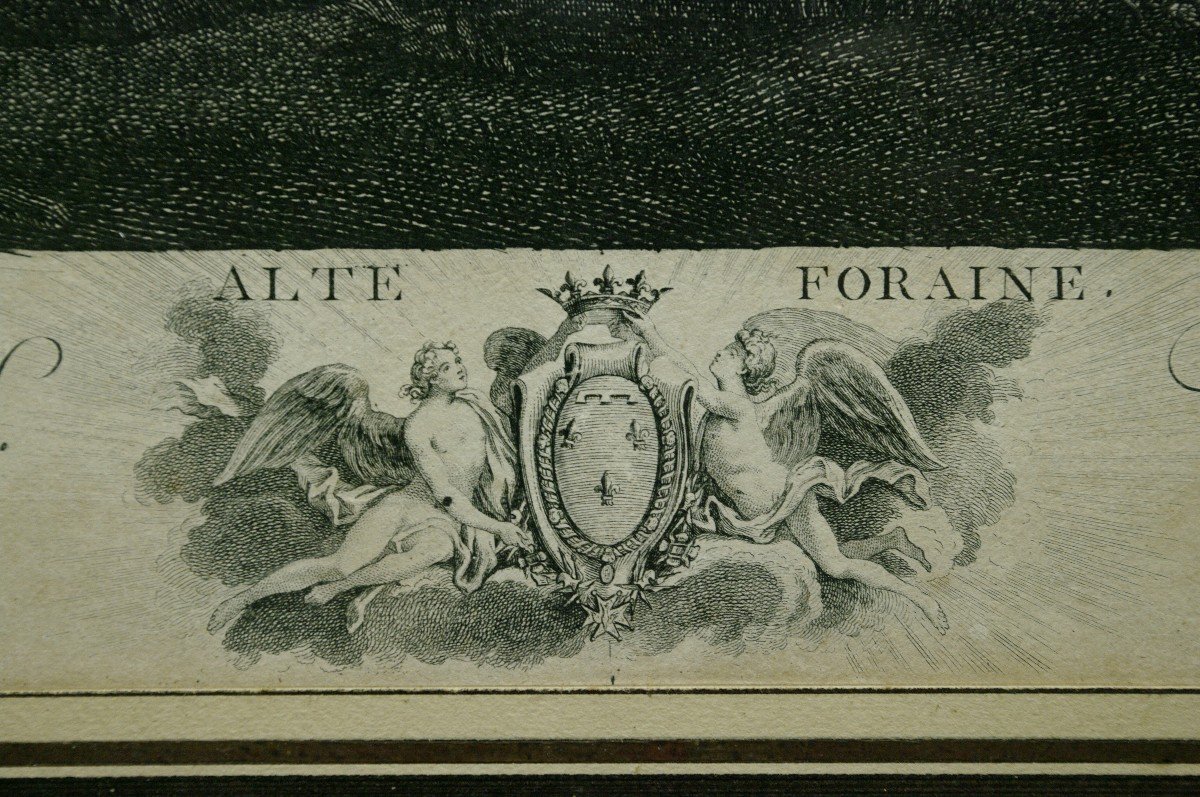 Gravure 18ème Loutherbourg & Lempereur Halte Foraine-photo-3