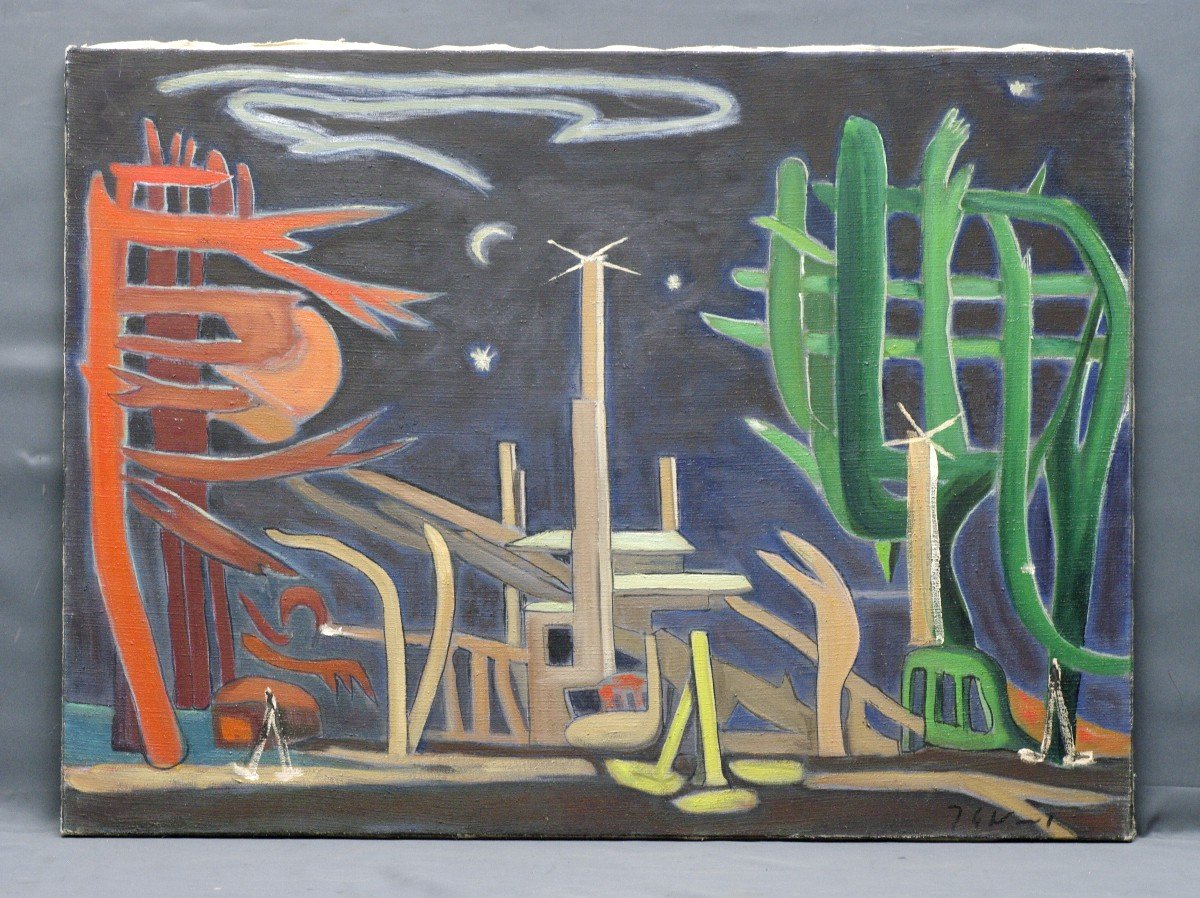 Jacques Le Noane Art Brut Around 1970