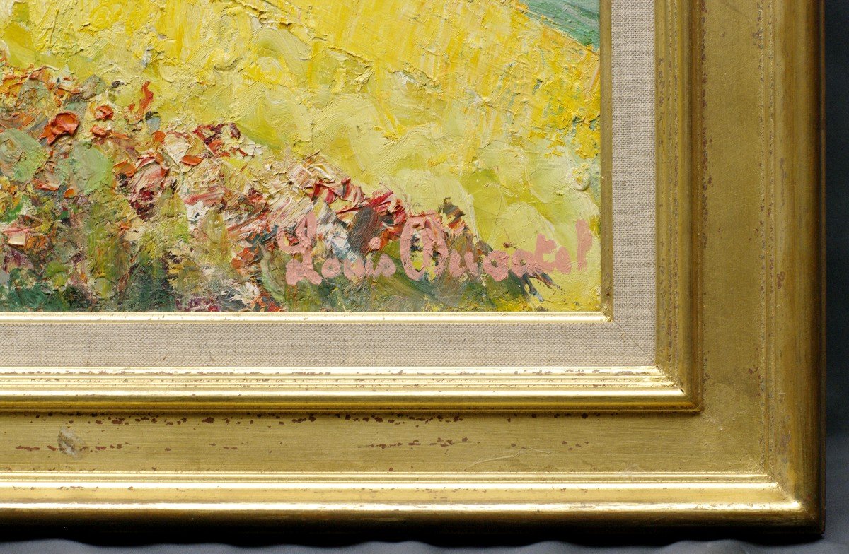 Louis Ducatel Painting Circa 1950-photo-4